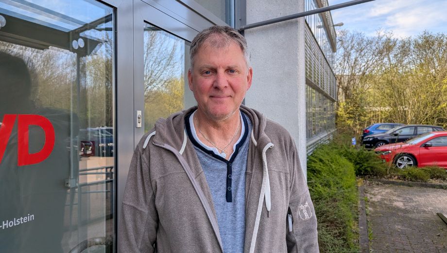 Heiko Wiebers vom SoVD-Ortsverband St. Margarethen Heiko Wiebers vom SoVD-Ortsverband St. Margarethen